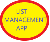 List Management App